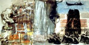 Robert Rauschenberg painting